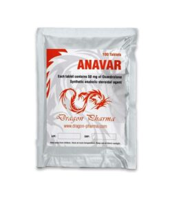 Dragon Pharma Anavar 50mg tablets