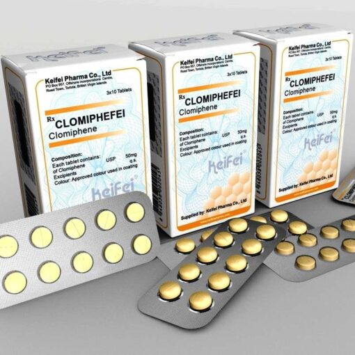 Keifei Pharma Clomid 50mg Clomiphene Citrate tablets