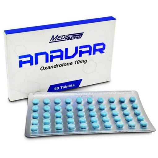 Meditech Anavar 10mg Oxandrolone tablets