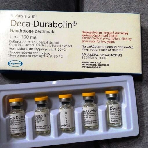 Organon Yellow Top Deca Durabolin 200mg injection vials