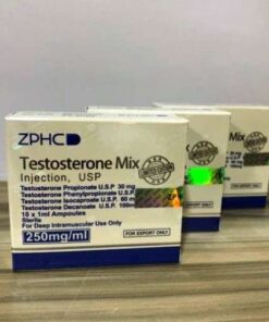 ZPHC Testosterone Mix 250mg injection amps